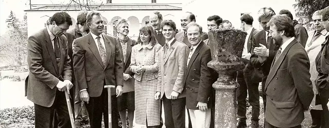 Das Bild zeigt geschichtlichen Hintergrund von Schloss Krastowitz