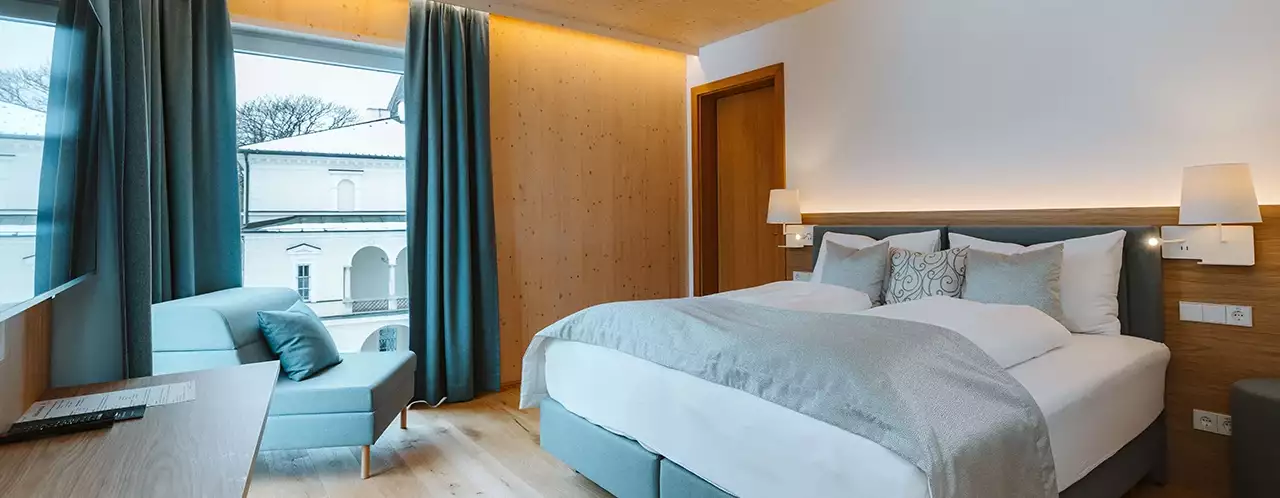 Bild zeigt das Hotel vom Schloss Krastowitz